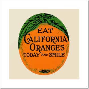 1925 Eat California Oranges Posters and Art